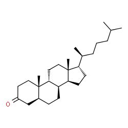 ChemSpider 2D Image | (5alpha,8alpha,9beta,17alpha,20S)-Cholestan-3-one | C27H46O