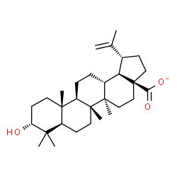 ChemSpider 2D Image | (3alpha)-3-Hydroxylup-20(29)-en-28-oate | C30H47O3