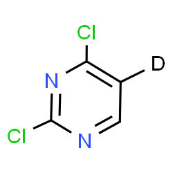ChemSpider 2D Image | 2,4-Dichloro(5-~2~H)pyrimidine | C4HDCl2N2