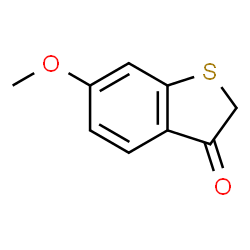 ChemSpider 2D Image | 6-Methoxy-1-benzothiophen-3(2H)-one | C9H8O2S