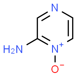 ChemSpider 2D Image | 2-Pyrazinamine 1-oxide | C4H5N3O