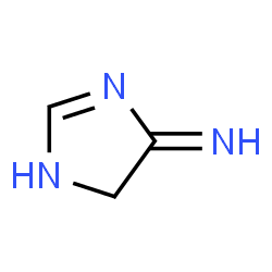 ChemSpider 2D Image | 4H-Imidazol-5-amine | C3H5N3