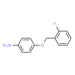 ChemSpider 2D Image | 4-[(2-Fluorobenzyl)oxy]aniline | C13H12FNO