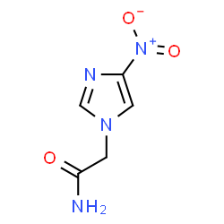 ChemSpider 2D Image | 2-(4-Nitro-1H-imidazol-1-yl)acetamide | C5H6N4O3