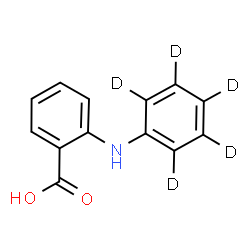 ChemSpider 2D Image | 2-[(~2~H_5_)Phenylamino]benzoic acid | C13H6D5NO2