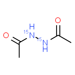 ChemSpider 2D Image | N'-Acetyl(~15~N_2_)acetohydrazide | C4H815N2O2