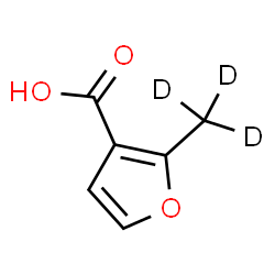 ChemSpider 2D Image | 2-(~2~H_3_)Methyl-3-furoic acid | C6H3D3O3