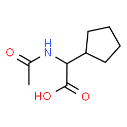 ChemSpider 2D Image | Acetamido(cyclopentyl)acetic acid | C9H15NO3