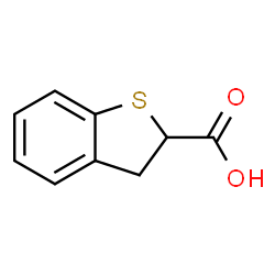 ChemSpider 2D Image | 2,3-Dihydro-1-benzothiophene-2-carboxylic acid | C9H8O2S
