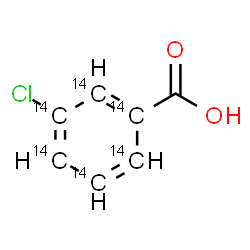 ChemSpider 2D Image | 3-Chloro(~14~C_6_)benzoic acid | C14C6H5ClO2