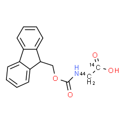 ChemSpider 2D Image | N-[(9H-Fluoren-9-ylmethoxy)carbonyl](~14~C_2_)glycine | C1514C2H15NO4
