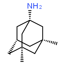 ChemSpider 2D Image | (1R,3R,5R,7R)-3,5-Dimethyl-1-adamantanamine | C12H21N