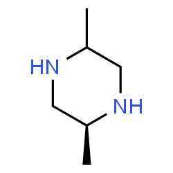ChemSpider 2D Image | (2S)-2,5-Dimethylpiperazine | C6H14N2