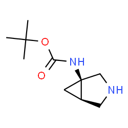 ChemSpider 2D Image | 2-Methyl-2-propanyl (1R,5R)-3-azabicyclo[3.1.0]hex-1-ylcarbamate | C10H18N2O2