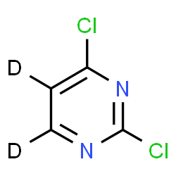 ChemSpider 2D Image | 2,4-Dichloro(~2~H_2_)pyrimidine | C4D2Cl2N2
