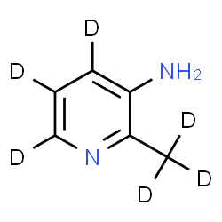 ChemSpider 2D Image | 2-(~2~H_3_)Methyl-3-(~2~H_3_)pyridinamine | C6H2D6N2