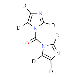 ChemSpider 2D Image | Bis[(~2~H_3_)-1H-imidazol-1-yl]methanone | C7D6N4O