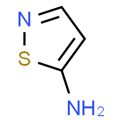ChemSpider 2D Image | 1,2-Thiazol-5-amine | C3H4N2S