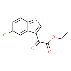ChemSpider 2D Image | ethyl 2-(5-chloro-1,5-dihydroindol-3-yl)-2-oxo-acetate | C12H11ClNO3