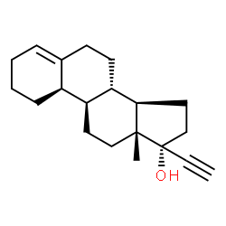 ChemSpider 2D Image | (8alpha,9beta,13alpha,14beta,17alpha)-19-Norpregn-4-en-20-yn-17-ol | C20H28O