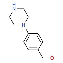 ChemSpider 2D Image | 4-(1-Piperazinyl)benzaldehyde | C11H14N2O