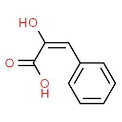 ChemSpider 2D Image | (2E)-2-Hydroxy-3-phenylacrylic acid | C9H8O3