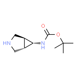 ChemSpider 2D Image | 2-Methyl-2-propanyl (1S,5S)-3-azabicyclo[3.1.0]hex-6-ylcarbamate | C10H18N2O2