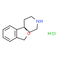 ChemSpider 2D Image | 3H-Spiro[isobenzofuran-1,4'-piperidine] hydrochloride | C12H16ClNO