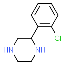 ChemSpider 2D Image | 2-(2-Chlorophenyl)piperazine | C10H13ClN2