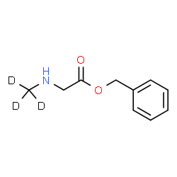 ChemSpider 2D Image | Benzyl N-(~2~H_3_)methylglycinate | C10H10D3NO2