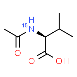 ChemSpider 2D Image | N-Acetyl-L-(~15~N)valine | C7H1315NO3