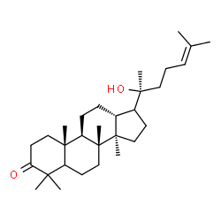 ChemSpider 2D Image | (5xi,17xi)-20-Hydroxydammar-24-en-3-one | C30H50O2
