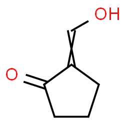 ChemSpider 2D Image | 2-(Hydroxymethylene)cyclopentanone | C6H8O2