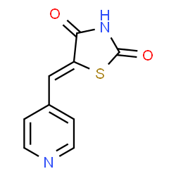 ChemSpider 2D Image | 5-Pyridin-4-ylmethylene-thiazolidine-2,4-dione | C9H6N2O2S
