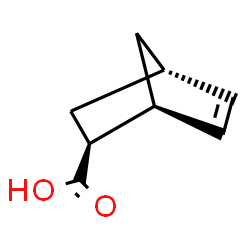 ChemSpider 2D Image | (1S,2S,4S)-Bicyclo[2.2.1]hept-5-ene-2-carboxylic acid | C8H10O2