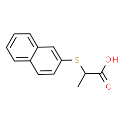 ChemSpider 2D Image | 2-(2-naphthylthio)propanoic acid | C13H12O2S