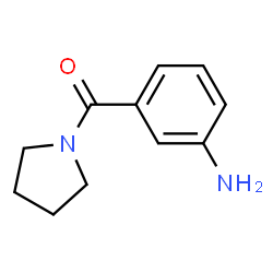 ChemSpider 2D Image | 3-(pyrrolidine-1-carbonyl)aniline | C11H14N2O
