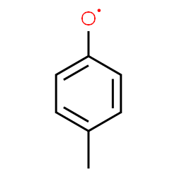 ChemSpider 2D Image | (4-Methylphenyl)oxidanyl | C7H7O