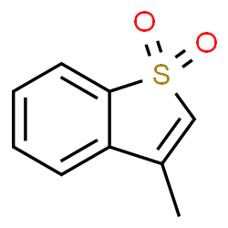 ChemSpider 2D Image | 3-Methyl-1-benzothiophene 1,1-dioxide | C9H8O2S