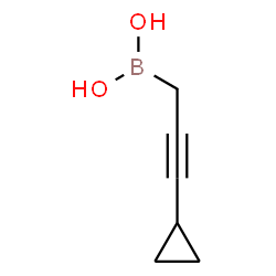 ChemSpider 2D Image | (3-Cyclopropyl-2-propyn-1-yl)boronic acid | C6H9BO2