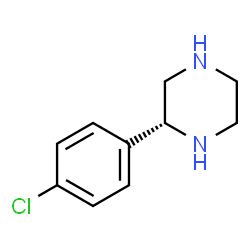 ChemSpider 2D Image | (R)-2-(4-Chlorophenyl)piperazine | C10H13ClN2