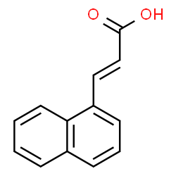 ChemSpider 2D Image | (2E)-3-(1-Naphthyl)acrylic acid | C13H10O2
