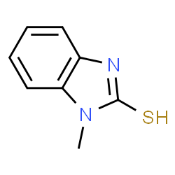 ChemSpider 2D Image | Methylmercaptobenzimidazole | C8H8N2S