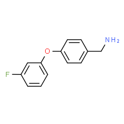 ChemSpider 2D Image | 1-[4-(3-Fluorophenoxy)phenyl]methanamine | C13H12FNO