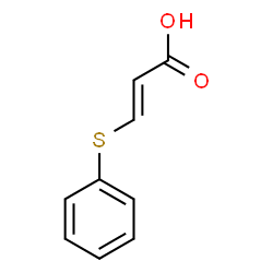 ChemSpider 2D Image | (2E)-3-(phenylthio)acrylic acid | C9H8O2S