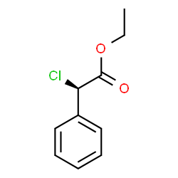 ChemSpider 2D Image | Ethyl (2R)-chloro(phenyl)acetate | C10H11ClO2