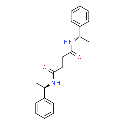 ChemSpider 2D Image | N-[(1R)-1-Phenylethyl]-N'-[(1S)-1-phenylethyl]succinamide | C20H24N2O2