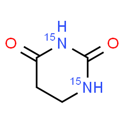 ChemSpider 2D Image | (~15~N_2_)Dihydro-2,4(1H,3H)-pyrimidinedione | C4H615N2O2