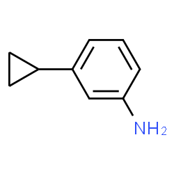 ChemSpider 2D Image | 3-Cyclopropylaniline | C9H11N