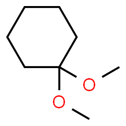 ChemSpider 2D Image | 1,1-Dimethoxycyclohexane | C8H16O2